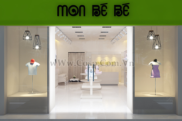 Thiết kế shop thời trang trẻ em Mon Bé Bé 3