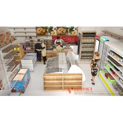 Cửa hàng đặc sản Hà Nội – Giải pháp thiết kế siêu thị mini tại thành phố Hồ Chí Minh