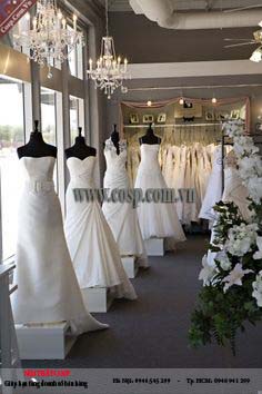 thiết kế showroom áo cưới chị Ngọc