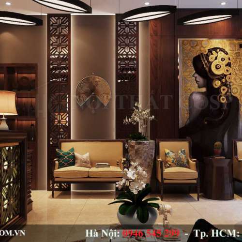Thiết kế nội thất spa Song Linh