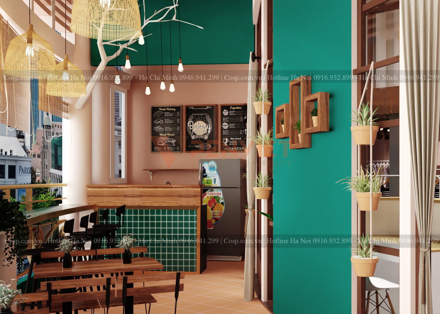 Thiết kế cửa hàng cafe và shop thời trang The Balcany 3