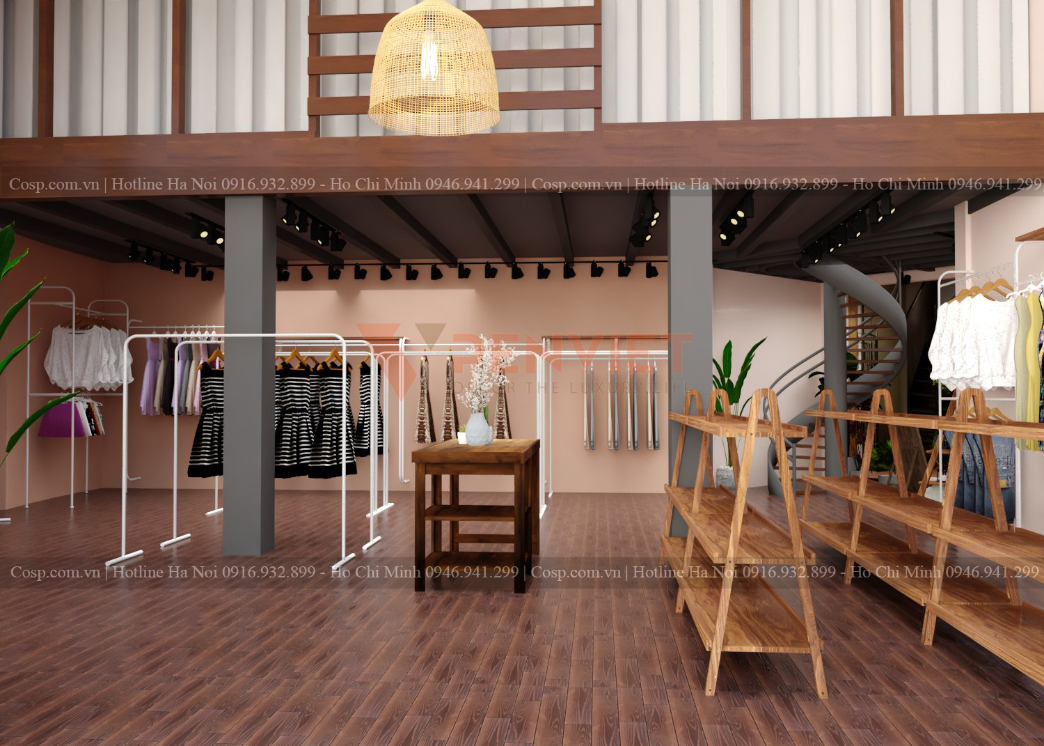 Thiết kế cửa hàng cafe và shop thời trang The Balcany 8