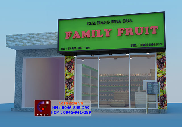 thiet ke cua hang hoa qua nhap khau family fruit 1