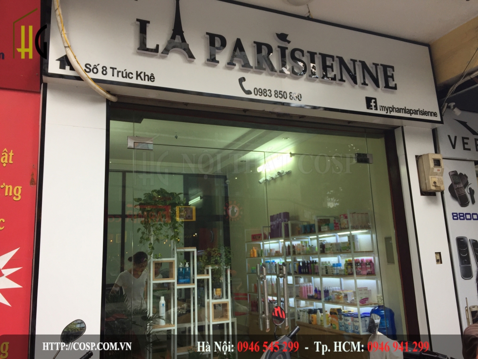 thiết kế shop mỹ phẩm đẹp la pasirienne 8