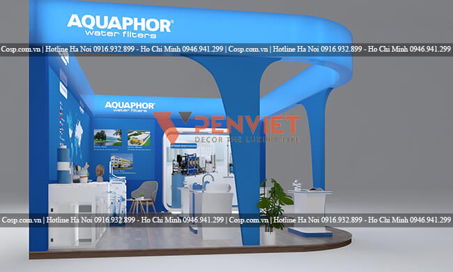 Thiết kế Showroom Máy lọc nước Aquaphor - Anh Hà - Hà Nội