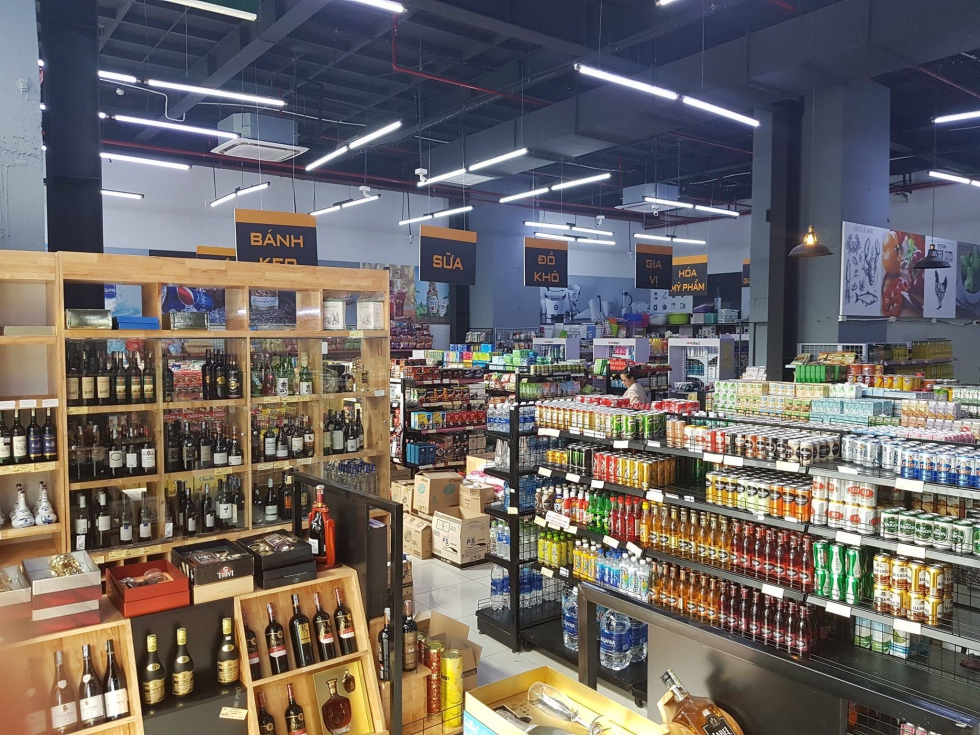 Ảnh nội thất siêu thị Unik mart