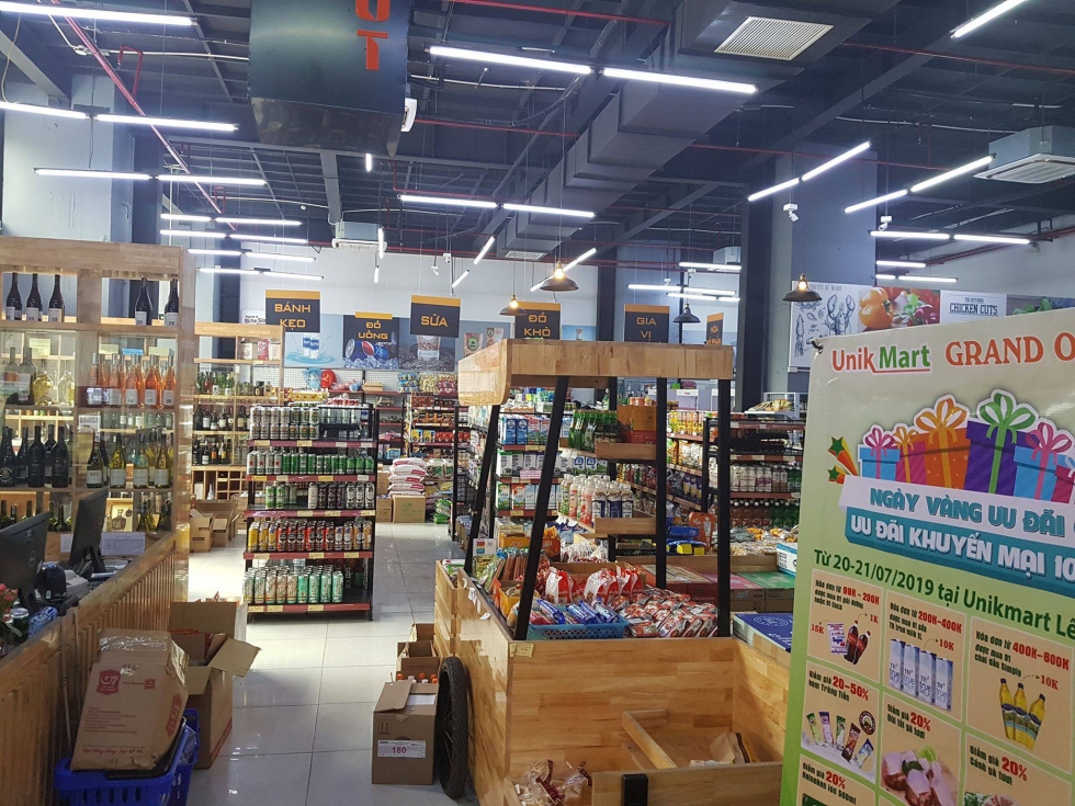Hình ảnh thực tế siêu thị UnikMart