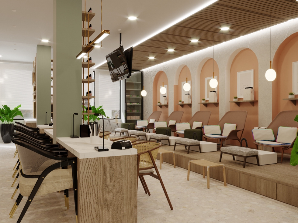 Khu vực massage body thiết kế từng phòng riêng, tạo sự riêng tư cho khách hàng