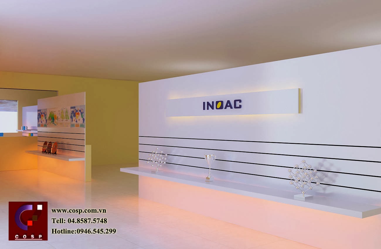 Thiết kế showroom trưng bày nhãn hiệu - Inoac