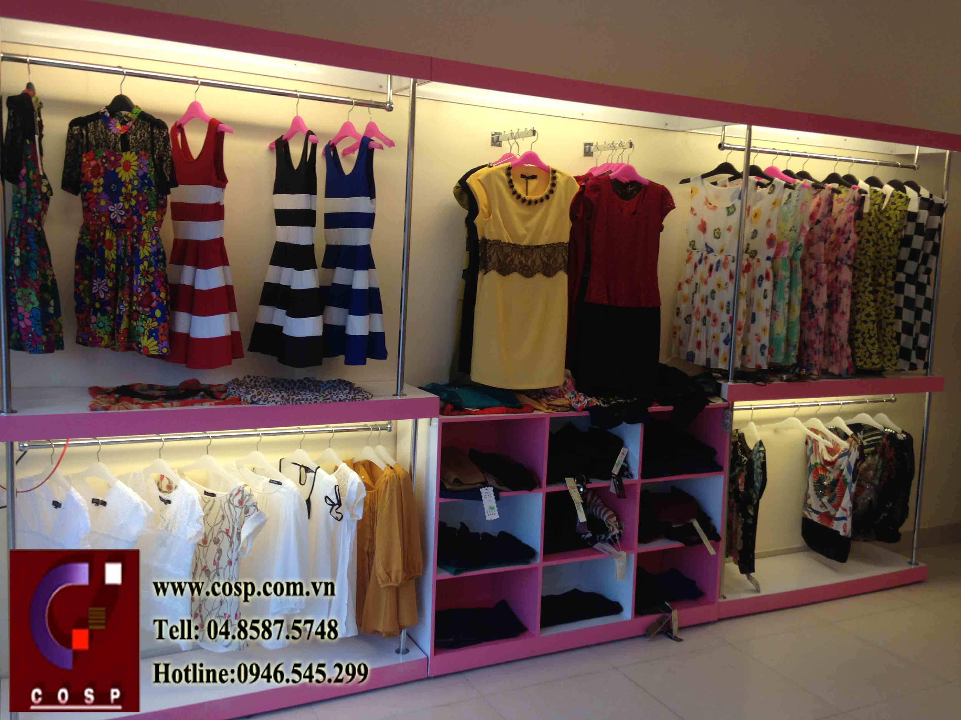 Thiết kế cửa hàng thời trang công sở - Thái Nguyên