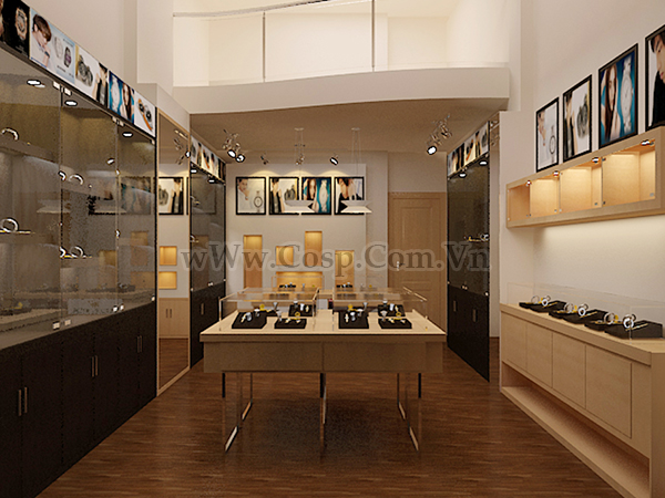 Thiết kế nội thất Shop Đồng Hồ 18+