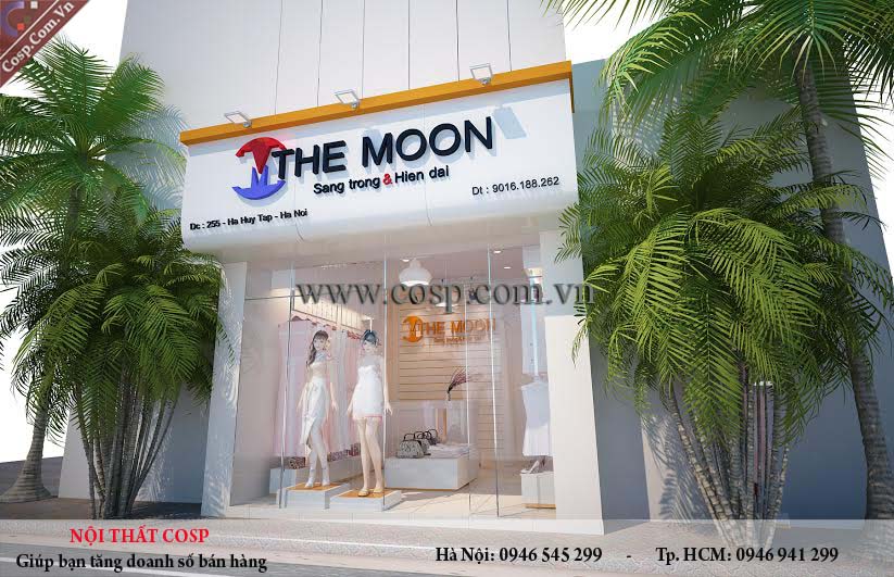 Thiết kế shop quần áo nữ The Moon