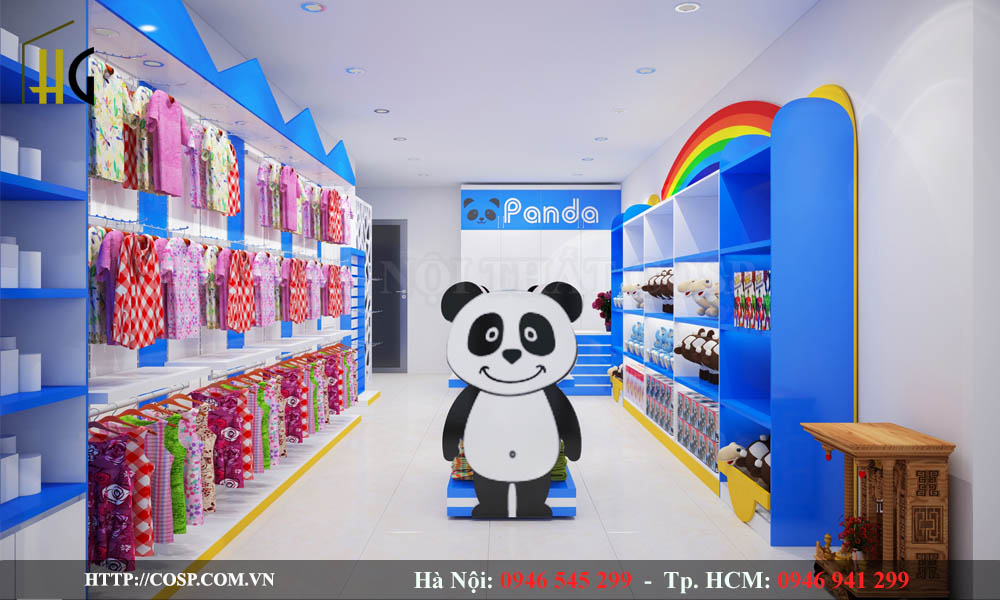 thiet ke shop thoi trang cho be panda 1