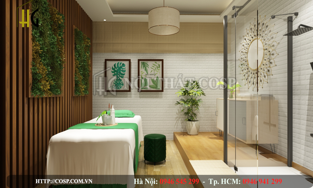 Nội thất gỗ MDF cho thiết kế spa