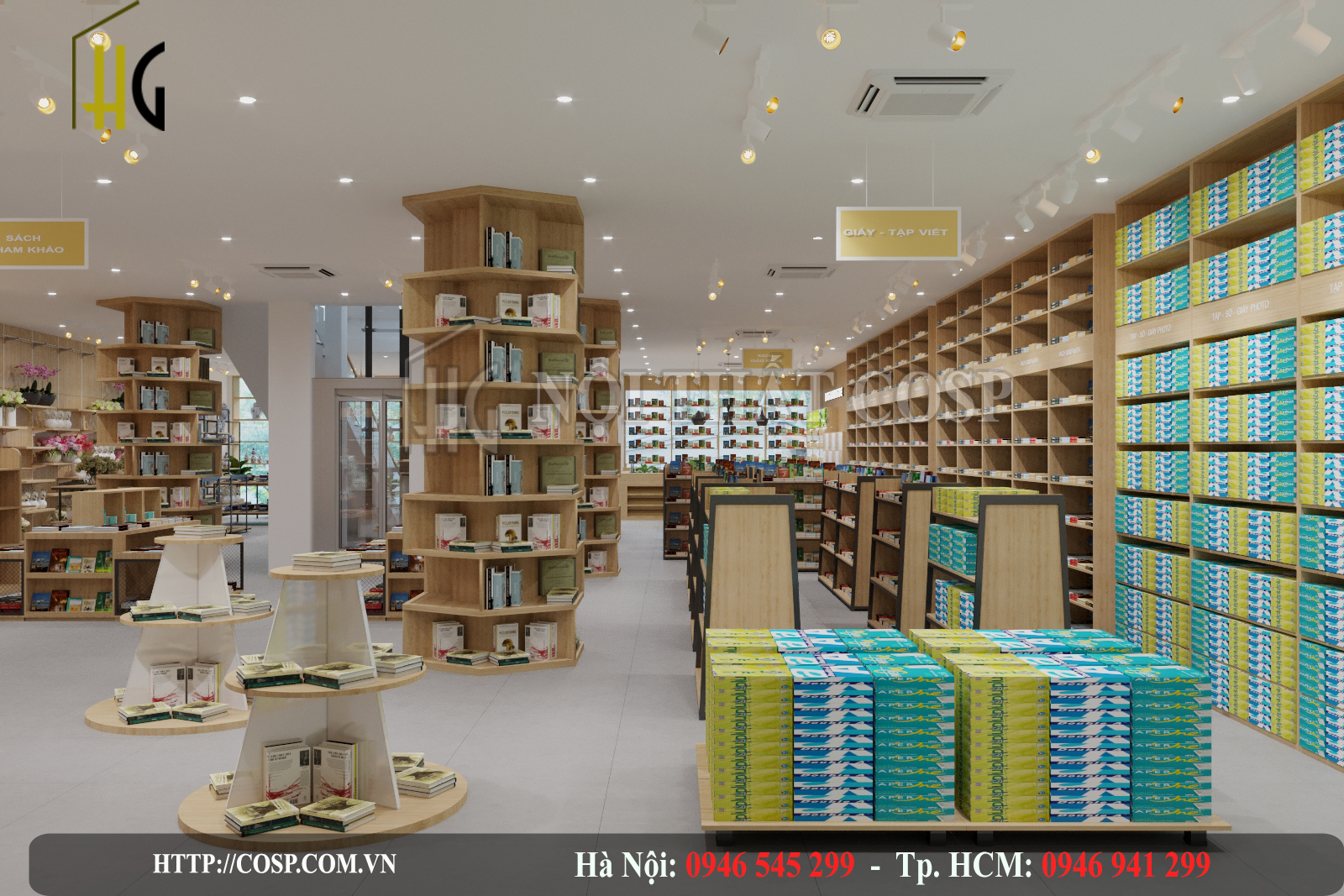 Thiết kế nội thất siêu thị Chung Lý – Bình Phước