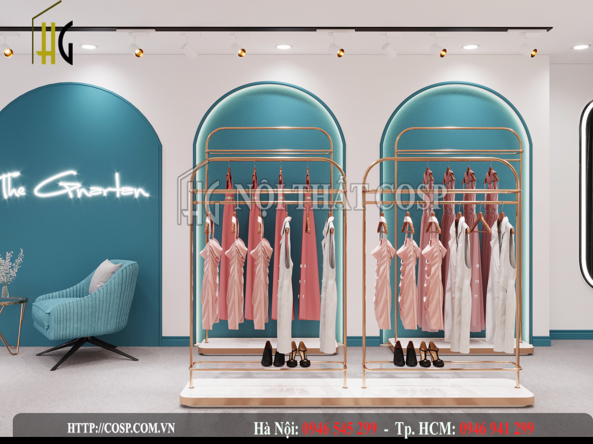 Hình ảnh thiết kế cửa hàng quần áo Gnartan 2
