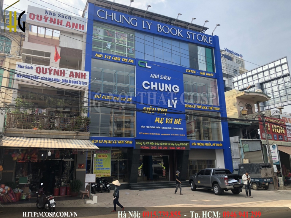 Thiết kế mặt tiền siêu thị Chung Lý – Bình Phước