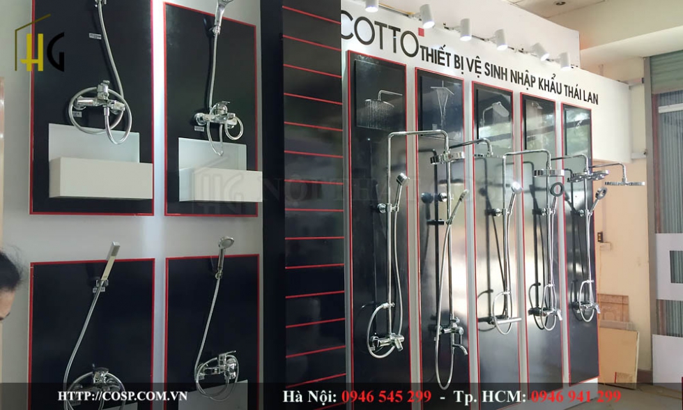 Thiết kế cửa hàng thiết bị vệ sinh COTTO  - Ngọc Hiệp - Thanh Hóa