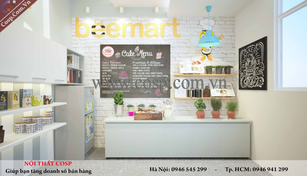 Thiết kế nội thất siêu thị Beemart - Nguyễn Khánh Toàn