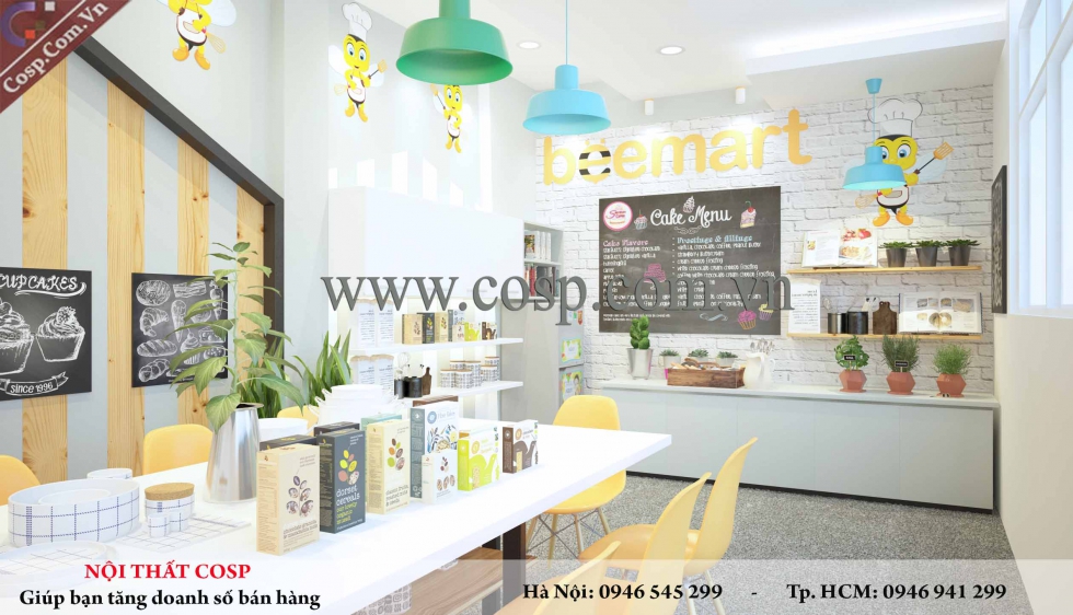 Thiết kế nội thất siêu thị Beemart - Nguyễn Khánh Toàn