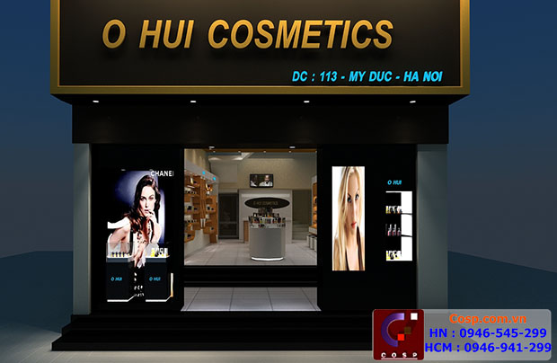 Thiết kế shop mỹ phẩm Ohui Cosmetics
