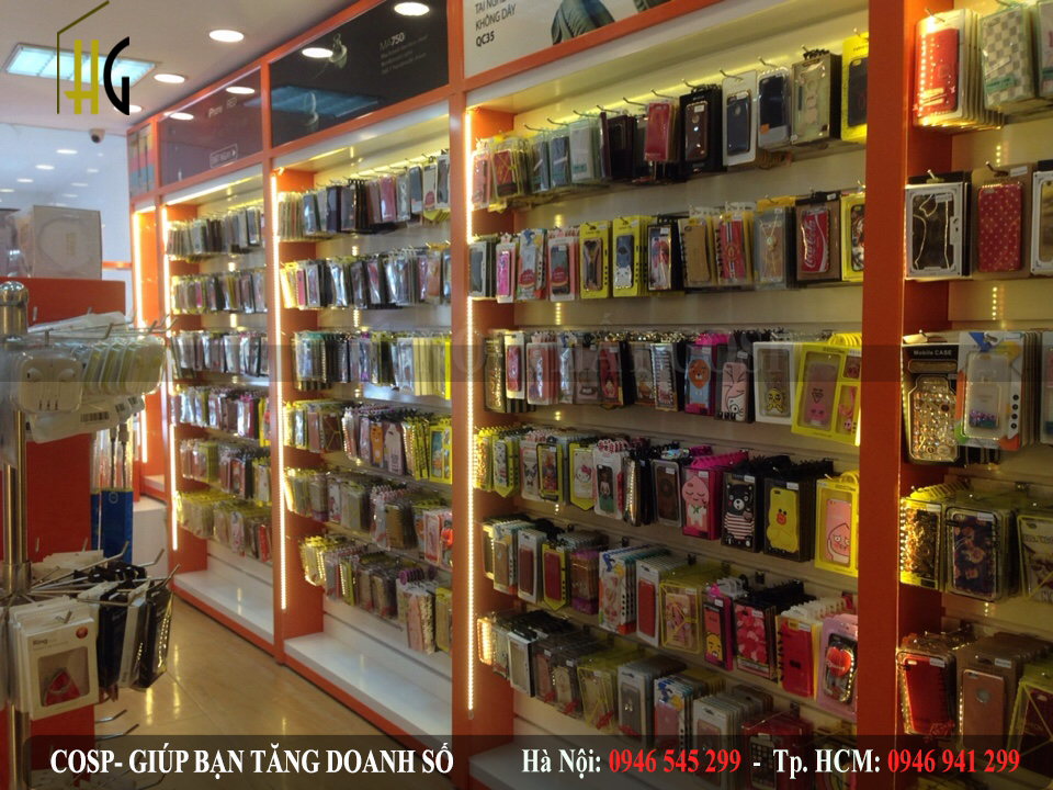 Thiết kế shop phụ kiện điện thoại Tạ Quang Bửu