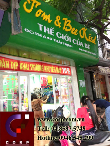 Thiết kế cửa hàng thời trang trẻ em Tom Bee Kisd - Thái Thịnh