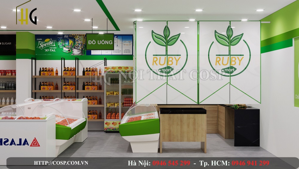 thiet ke shop thuc pham sach ruby 2