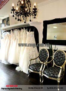 thiết kế cửa hàng váy cưới - quận 1