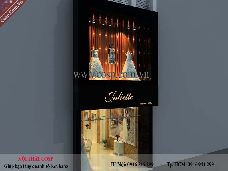 thiết kế showroom áo cưới juliette 1