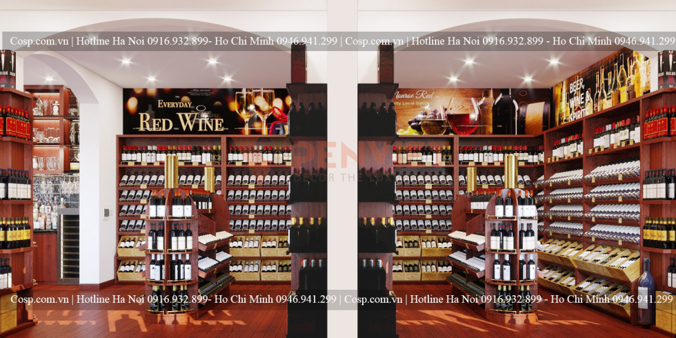 Thiết kế showroom rượu Corkswine- HN