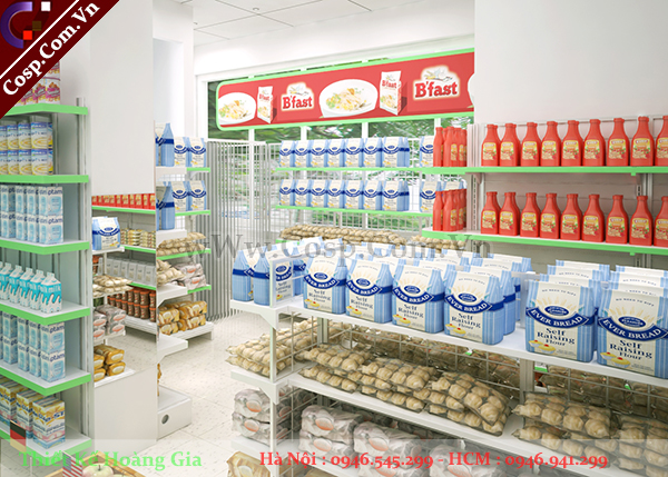 Thiết kế siêu thị mini - Anh Tình - Linh đàm