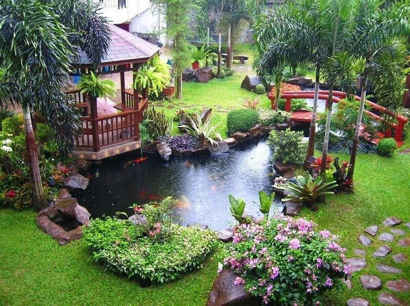 ​Thiết kế hồ cá cho sân vườn
